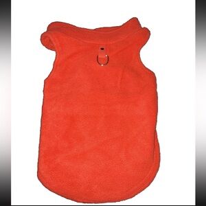 Dog Fleece Sweater Red NWT LG
